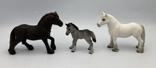 Figuras de cavalo em miniatura Schleich FELL PONY FAMILY 2012 aposentadas 13739 13740 13741 comprar usado  Enviando para Brazil