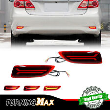Luzes de sinalização traseiras refletoras de LED vermelhas para 11-13 Toyota Corolla Lexus CT200h comprar usado  Enviando para Brazil