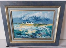 Tableau huile toile d'occasion  Viroflay