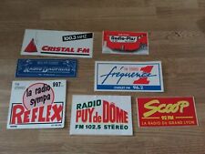 Anciens autocollants vintage radio FM Indre puy de dôme Lyon comprar usado  Enviando para Brazil