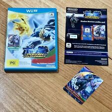 Pokken Tournament Nintendo Wii U jogo com SHADOW MEWTWO cartão Amiibo completo comprar usado  Enviando para Brazil