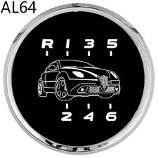 ALFA MITO   Pomello di cambio in pelle retroilluminato   6 velocità led BIANCO comprar usado  Enviando para Brazil