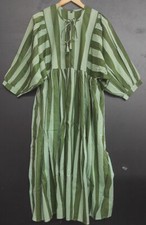 Vestido Midi Estampa Listrada, Mini Vestido, Decote Profundo com Cordão Mais Fechado, Longo Floral comprar usado  Enviando para Brazil