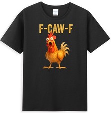 Camiseta Masculina Vintage F-Caw-F Funny Chicken Meme Quote comprar usado  Enviando para Brazil