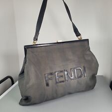 Bolsa FENDI. Bolsa de ombro vintage Fendi marrom e preta., usado comprar usado  Enviando para Brazil