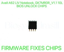 Usado, Notebook Avell A62 LIV, ADMINISTRADOR SEM SENHA FIRMWARE BIOS CHIP GK7MR0R_V1.1 10L comprar usado  Enviando para Brazil