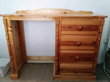 Solid pine desk for sale  DEWSBURY