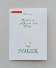 Rolex warranty booklet usato  Corropoli