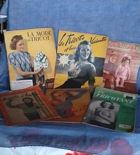Magazine tricot vintage d'occasion  Châteauneuf-en-Thymerais