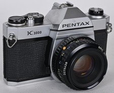 Corpo da câmera SLR filme 35mm EX+ Pentax K1000 com SMC 50mm f2 funcionando - LEIA, usado comprar usado  Enviando para Brazil