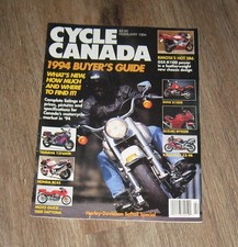 Revista Cycle Canada fevereiro 1994 motocicletas Harley Davidson Softail Special, usado comprar usado  Enviando para Brazil