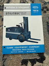 Clark utilitruc fork for sale  Berlin