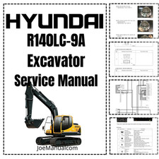 Usado, Manual de serviço de escavadeira Hyundai R140LC-9A PDF comprar usado  Enviando para Brazil