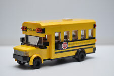 Ônibus escolar amarelo americano modelo personalizado compatível construído com tijolos LEGO® reais comprar usado  Enviando para Brazil