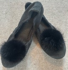 Pantofola ballerina nubukleder gebraucht kaufen  Gieboldehausen