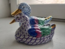 Couple canards porcelaine d'occasion  Bâgé-la-Ville