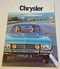 Brochure chrysler aout d'occasion  Quarré-les-Tombes
