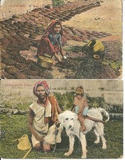India two postcards for sale  Glen Cove