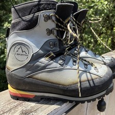 Usado, Botas de escalada no gelo La Sportiva Baruntse montanhismo Eur 45.5 - 46 EUA 11.5-12 comprar usado  Enviando para Brazil
