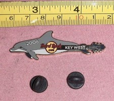 Broche de lapela Hard Rock Cafe Key West 2006 guitarra golfinho edição limitada 300 comprar usado  Enviando para Brazil