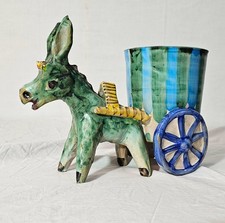 Asinello portapenne ceramica usato  Salerno