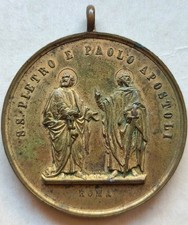 Medaglia papa pio usato  Roma