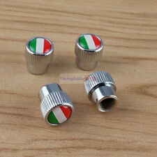 4 peças tampas de válvula de pneu de ar roda de metal cromado bandeira da Itália TI luxo Fiat comprar usado  Enviando para Brazil