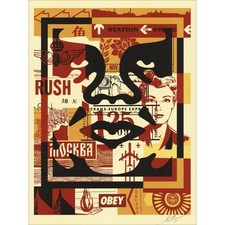 SHEPARD FAIREY (OBEY) - Sérigraphie "FACE COLLAGE 01" 61x45cm comprar usado  Enviando para Brazil