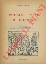 Toschi paolo poesia usato  Italia