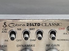 Rádio CB Cobra 25 LTD 40 canais não testado sem microfone ou cabo de alimentação comprar usado Rádio CB Cobra 25 LTD 40 canais não testado sem microfone ou cabo de alimentação comprar usado  Enviando para Brazil