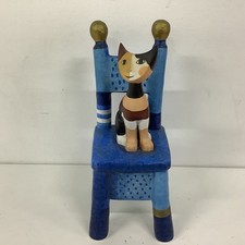 Estatueta musical Rosina Wachtmeister (Goebel) 23cm gato na cadeira (119) #409 comprar usado  Enviando para Brazil