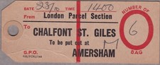 Gpo bag tag for sale  NORWICH