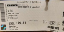 Acdc nürnberg stehplatz gebraucht kaufen  Fürth