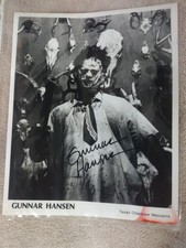 Gunnar hansen signed for sale  Medina