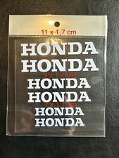 6 x Honda Bremssattel Sticker Aufkleber hitzebeständig - weiss comprar usado  Enviando para Brazil