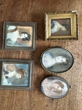 Portrait miniatures collection for sale  COOKSTOWN