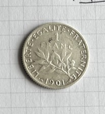 Franc semeuse 1901 d'occasion  Vendôme