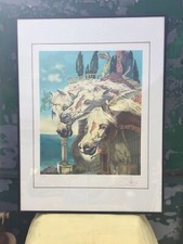 Belle litho signée d'occasion  Saint-Gratien