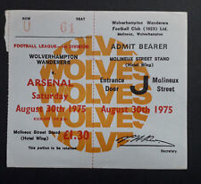 Wolverhampton wanderers arsena for sale  WOLVERHAMPTON