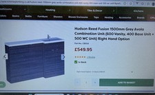 Hudson reed fusion for sale  BEDFORD