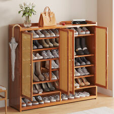 Scarpiera Salvaspazio e Moderna in Rattan 21 Paia Mobile Scarpe con Portascarpe na sprzedaż  Wysyłka do Poland