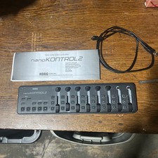 KORG nanoKONTROL2 Black Slim Line USB Midi CONTROLLER com manual e cabo comprar usado  Enviando para Brazil