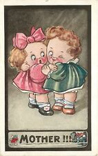 Pocztówka 1910 Kute Kiddies Matka artystka humor Inter Art 23-6037 na sprzedaż  Wysyłka do Poland