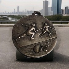 Medaglia guf scherma usato  Zerbolo