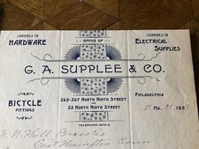 Letterhead philadelphia pennsy for sale  Freeport