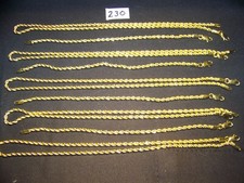 230. 5 colares brilhantes de corda torcida e 4 pulseiras de tênis brilhantes torcidas comprar usado  Enviando para Brazil