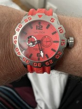 Nautica orange watch for sale  FOLKESTONE