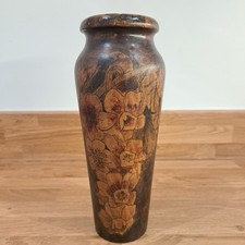 Vintage wooden vase for sale  GLOUCESTER