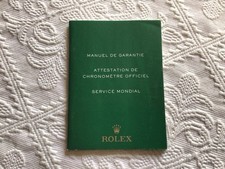 rolex guarantee usato  Italia