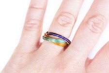 Bague trinity émail d'occasion  Paris IV